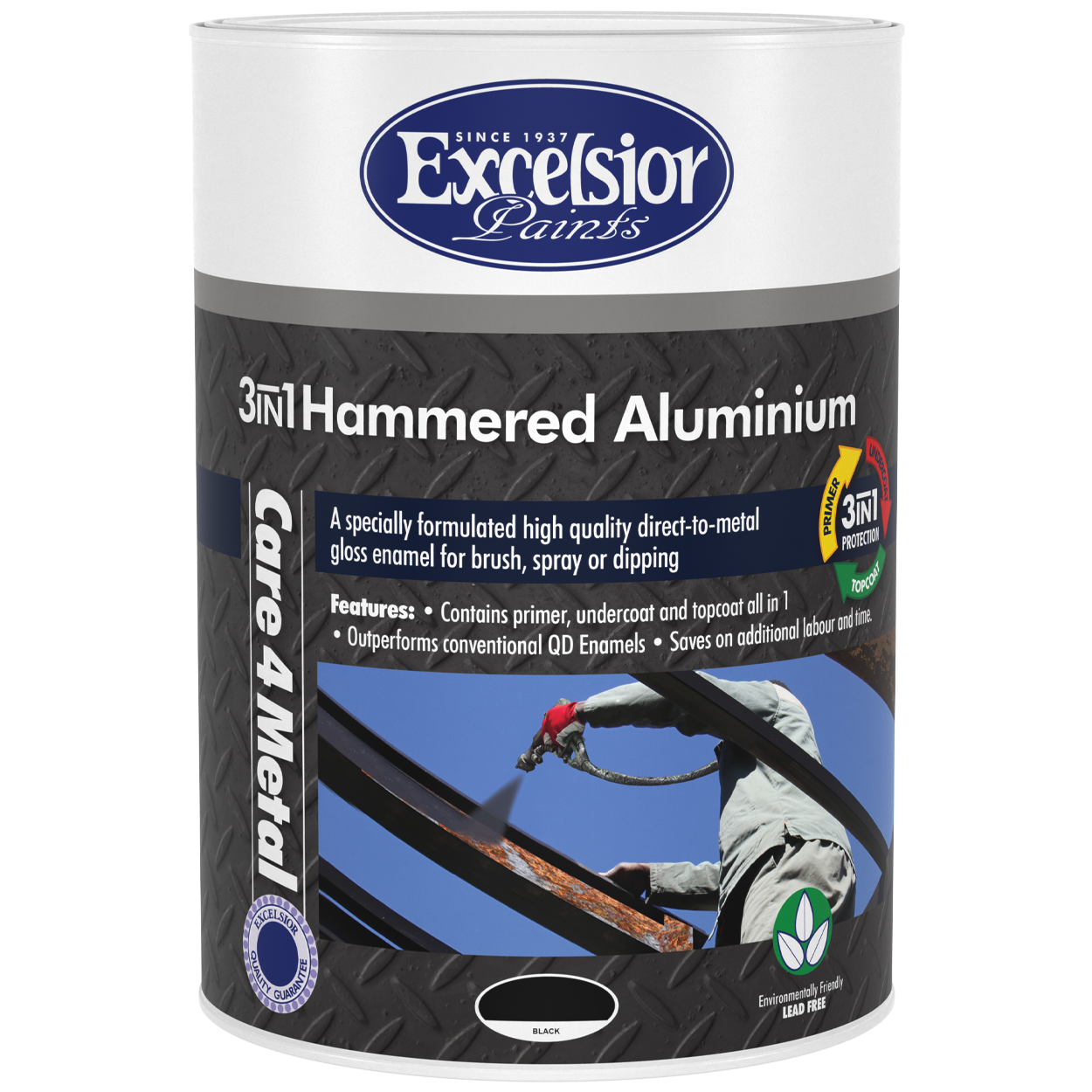 Care-4-Metal 3in1 Hammered Aluminium