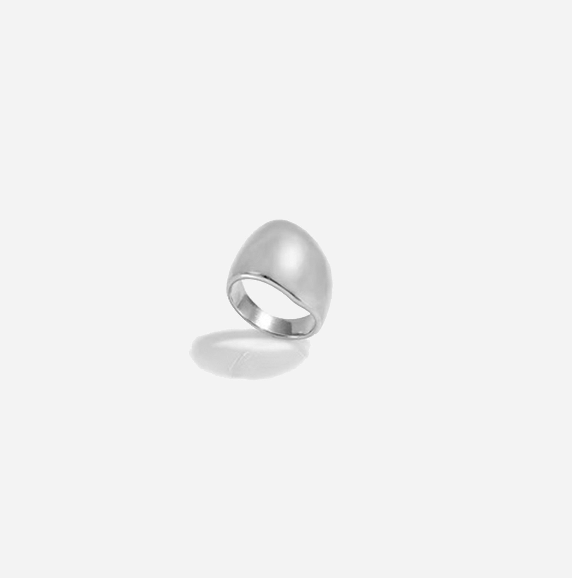 Moon Dome Signet Ring