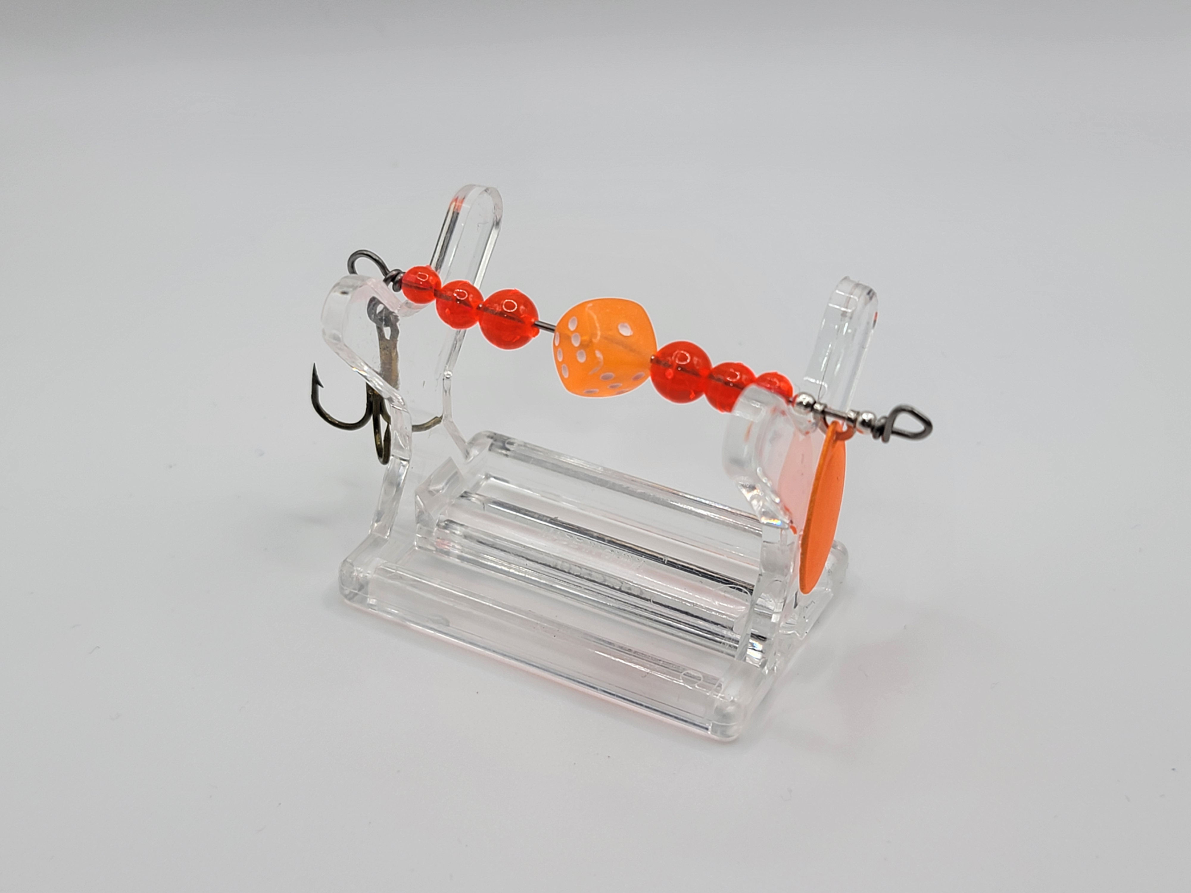 ORANGE - CLEAR SMALL DICE