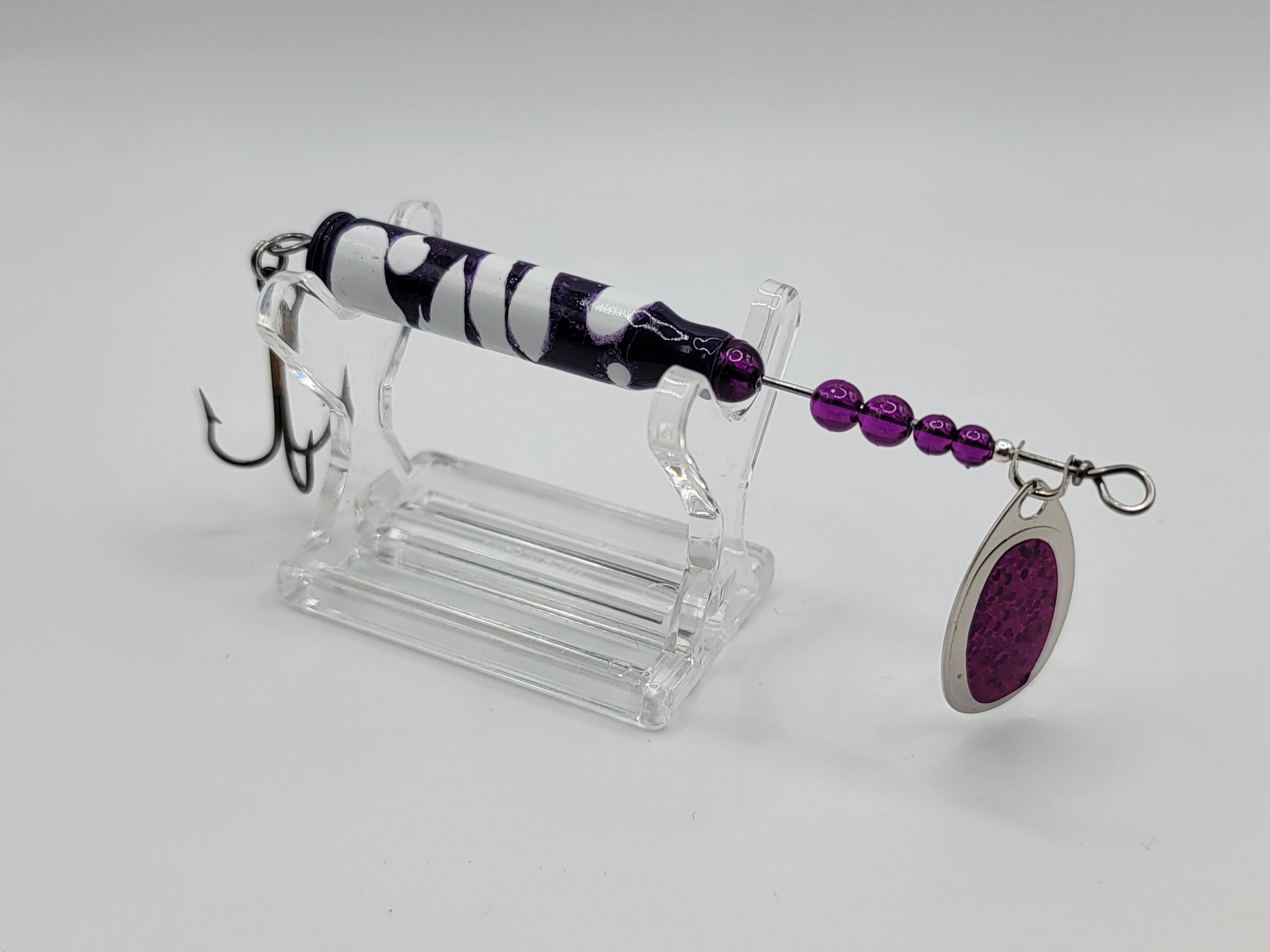 WHITE AND PURPLE