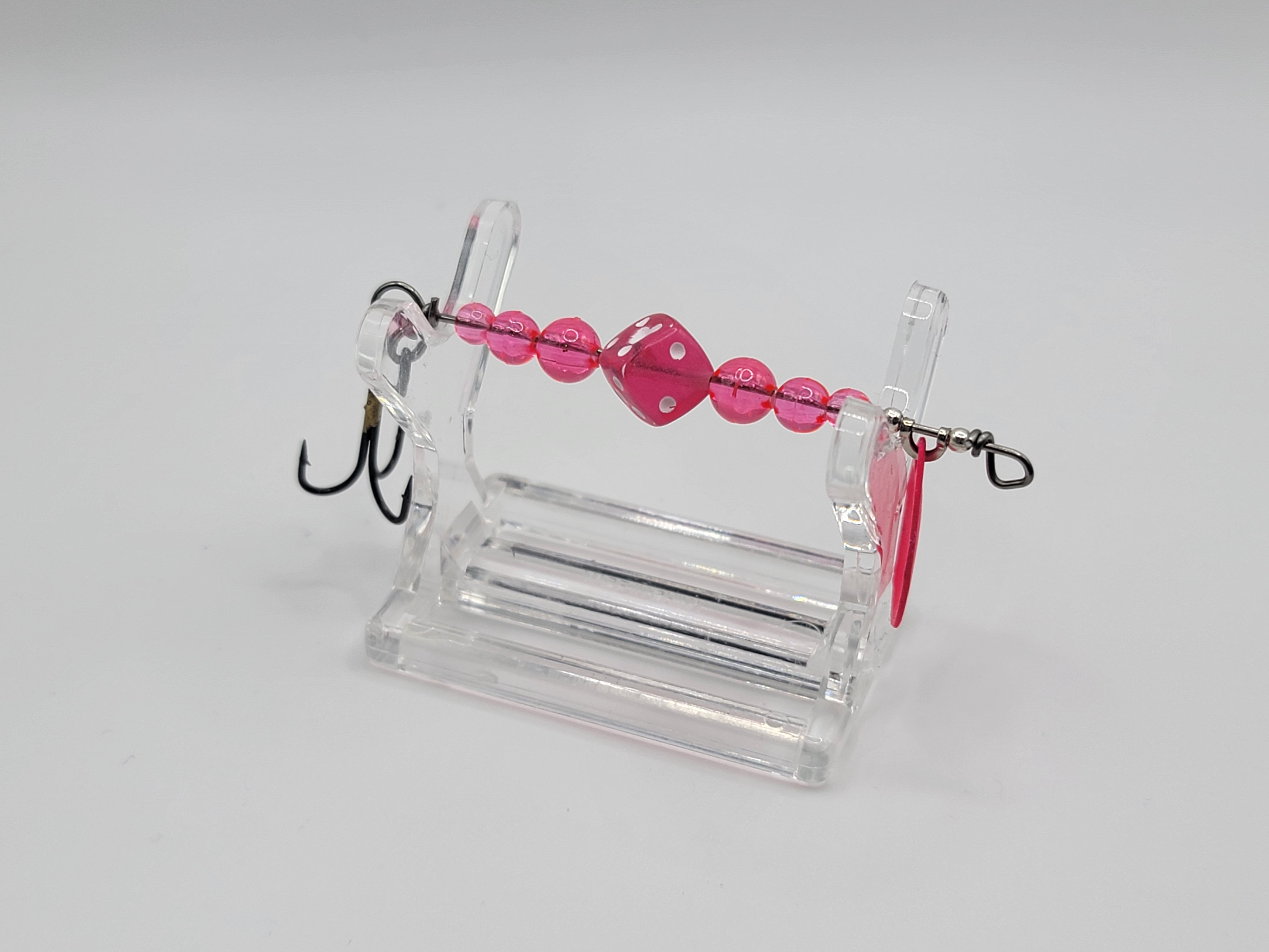 PINK - CLEAR SMALL DICE