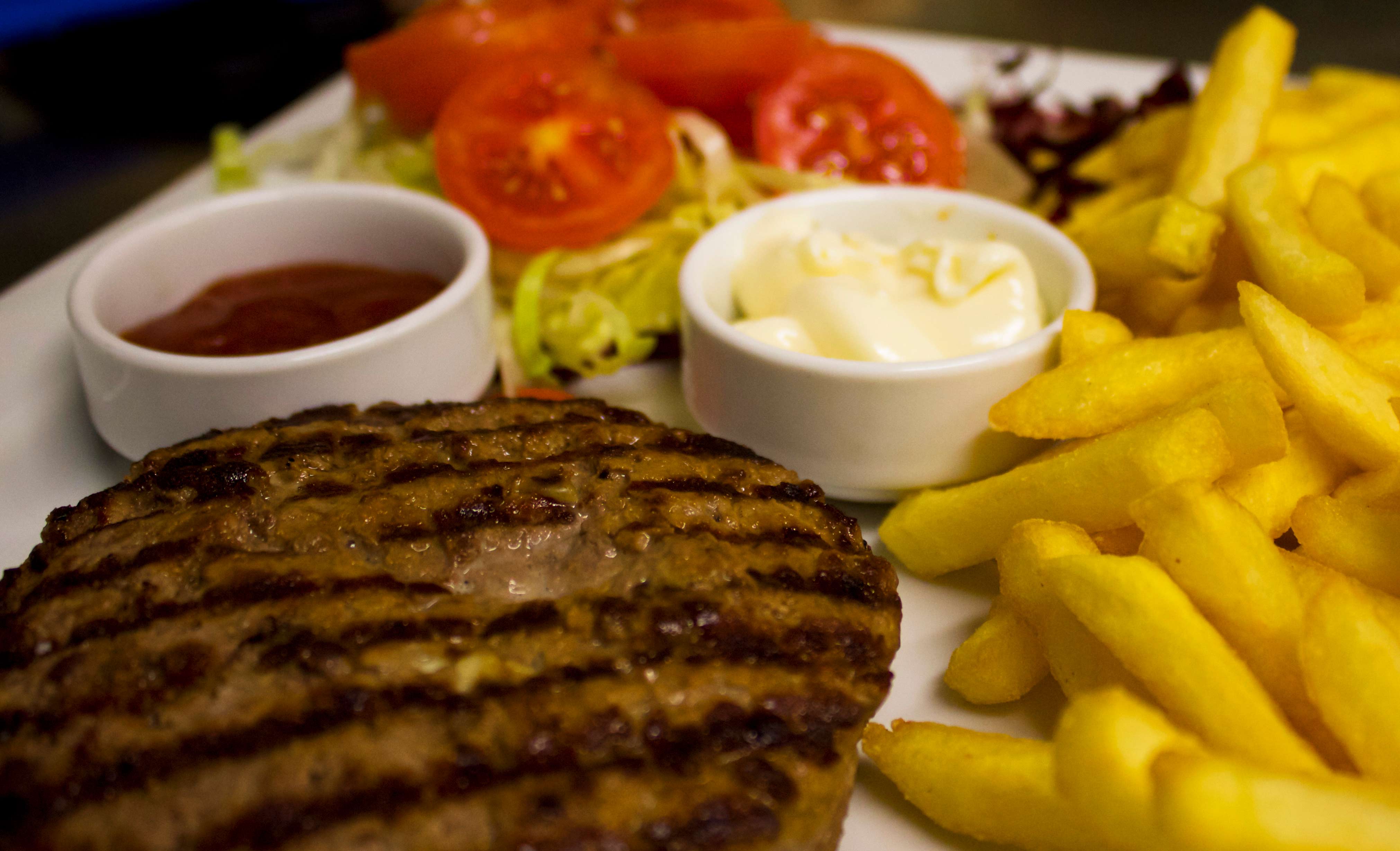 Arranged Food and Objects
