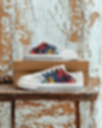 custom white shoes