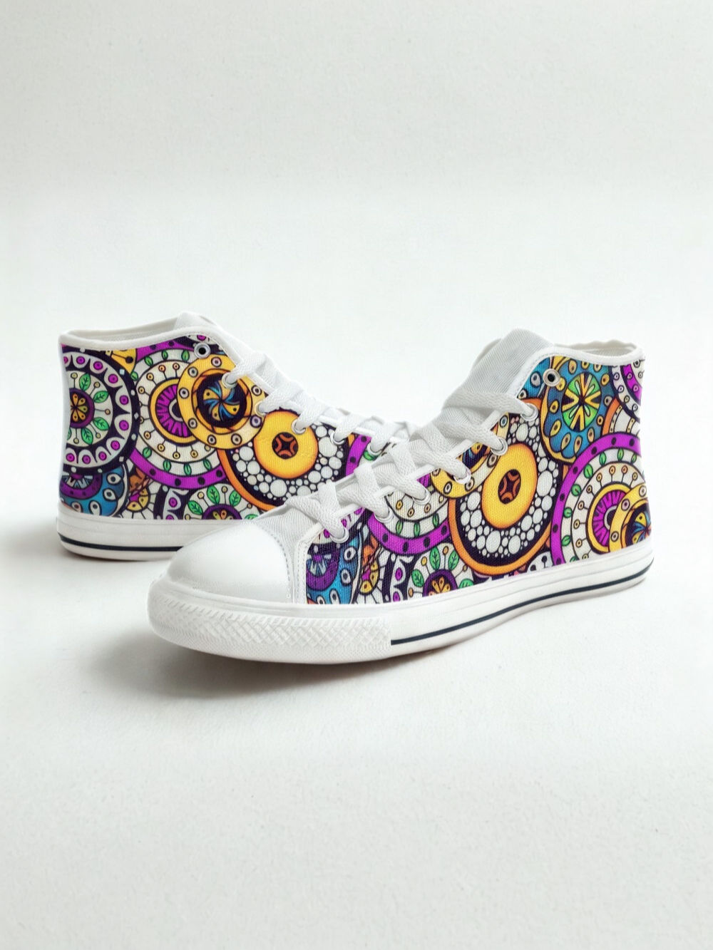 High Top Canvas Shoes