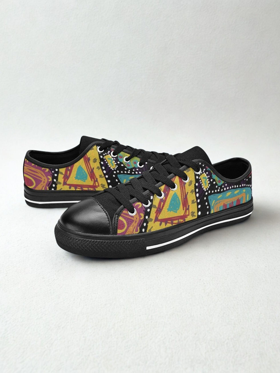 Classic Canvas Custom Printed Low Top Shoes