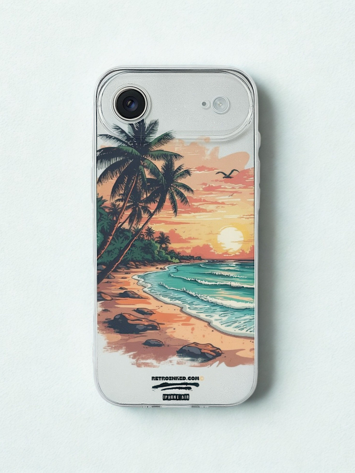 Custom Printed Apple iPhone Black Case