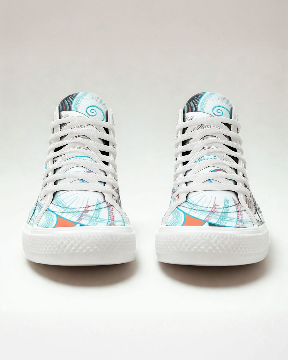 Thumbnail: Custom Printed Canvas Shoes