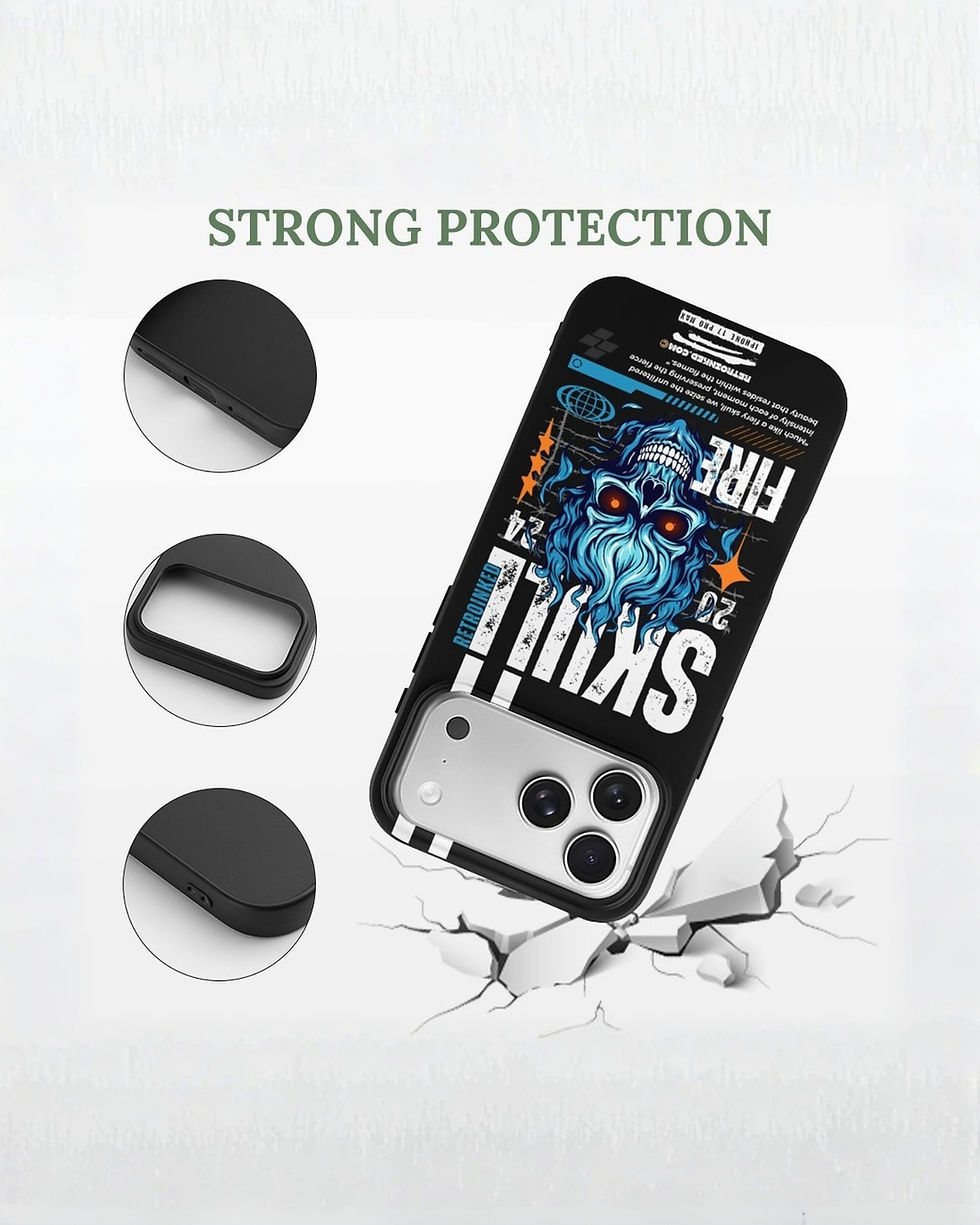Thumbnail: Black Custom Apple iPhone Case