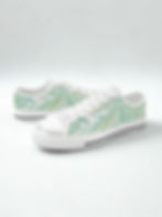low top custom canvas shoes