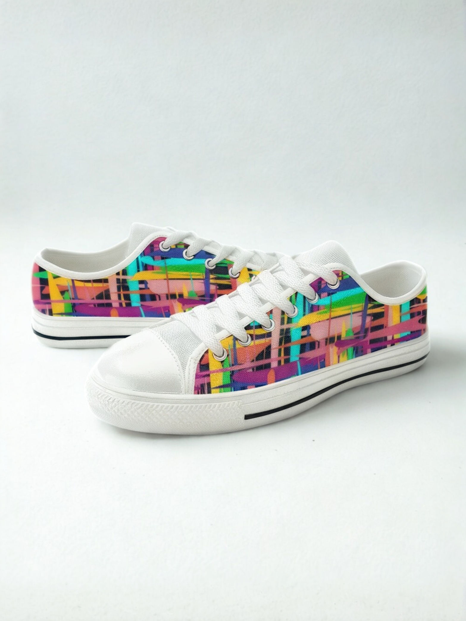 Custom Printed Classic Low Top Canvas Shoes