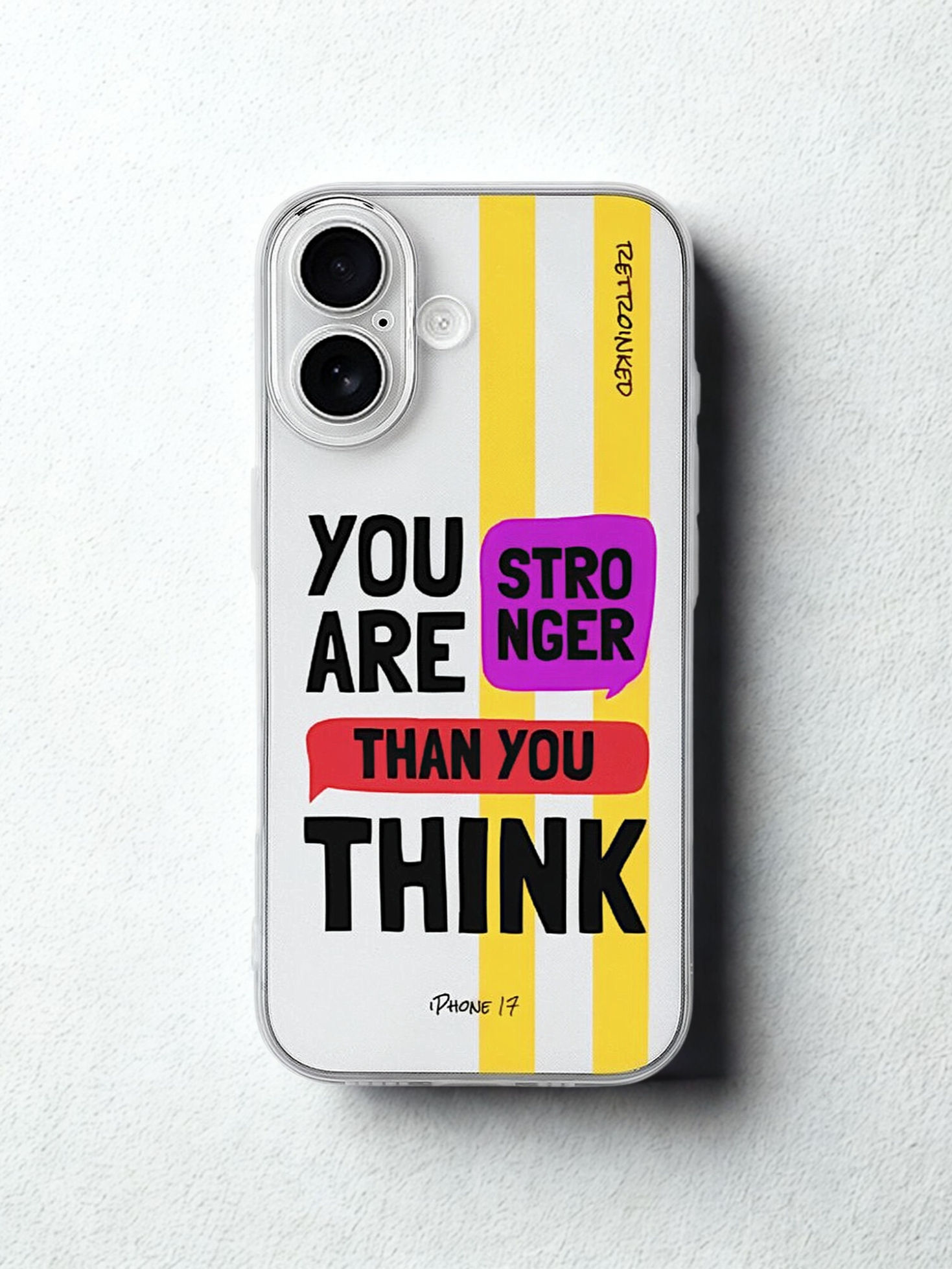 Transparent iPhone 17 case