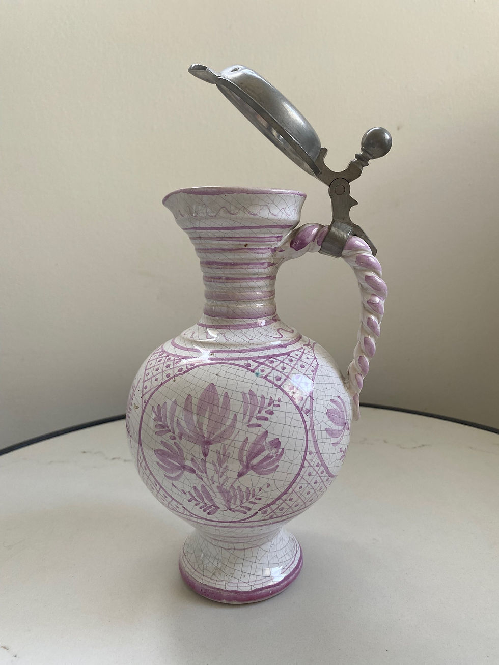 Thumbnail: קנקן קרמיקה ופיוטר pink -Mimi