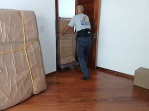 Ruta visual de una mudanza internacional puerta a puerta con las etapas de hogar, recolección, embalaje, transporte internacional, gestión aduanera y entrega en una nueva residencia coordinadas por Logimpex.