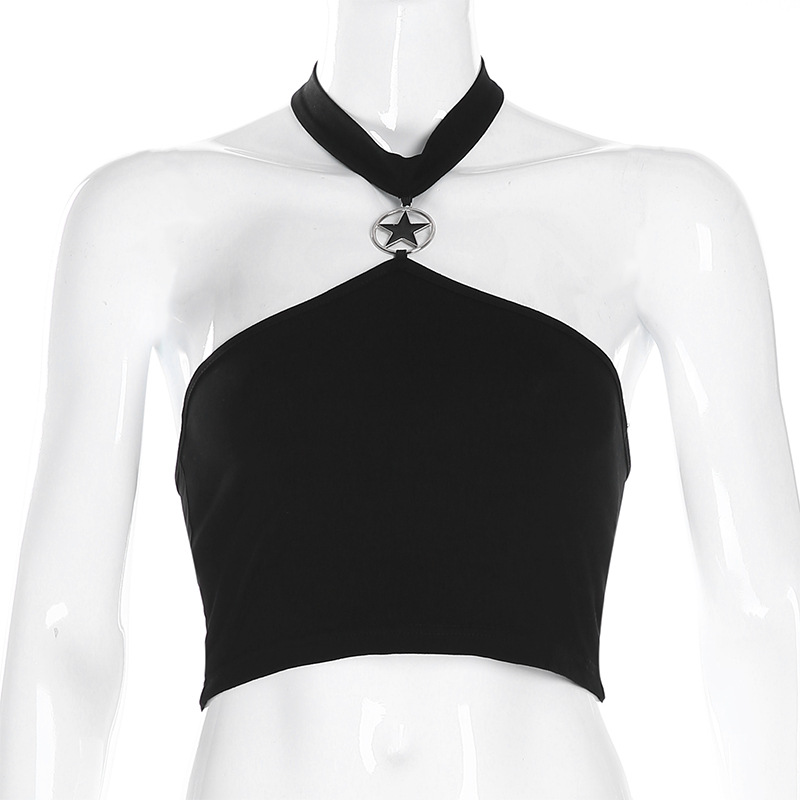 Sling Black Halter Halter Skinny Sling