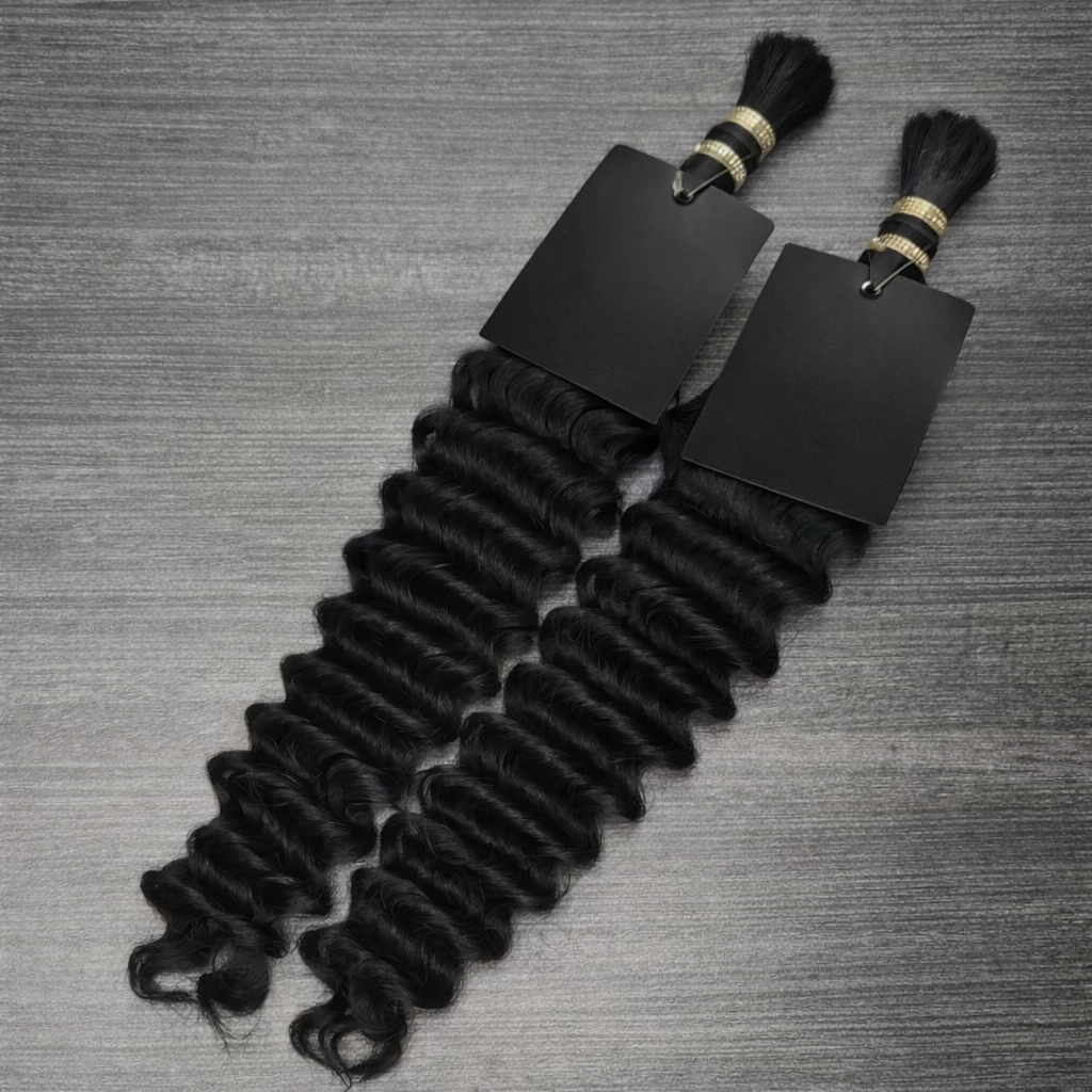 Premium Deep Wave Bulk Hair (2PC) 100 Grams