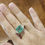 Thumbnail: 18kt yellow gold Colombian emerald 6.00ct (GIA report) and diamond 2.00cttw ring