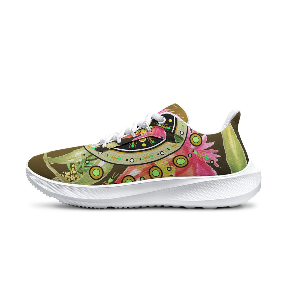 Thumbnail: Women's Road Running Shoes - Green Ants