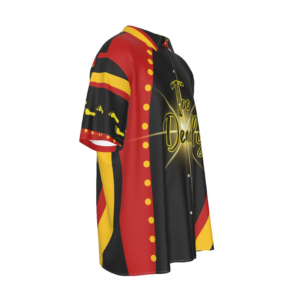 Thumbnail: Men's Imitation Silk Shirt - Too Deadly