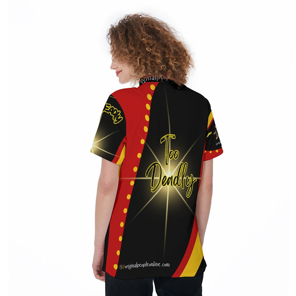 Thumbnail: Women's Polo Shirt - Too Deadly
