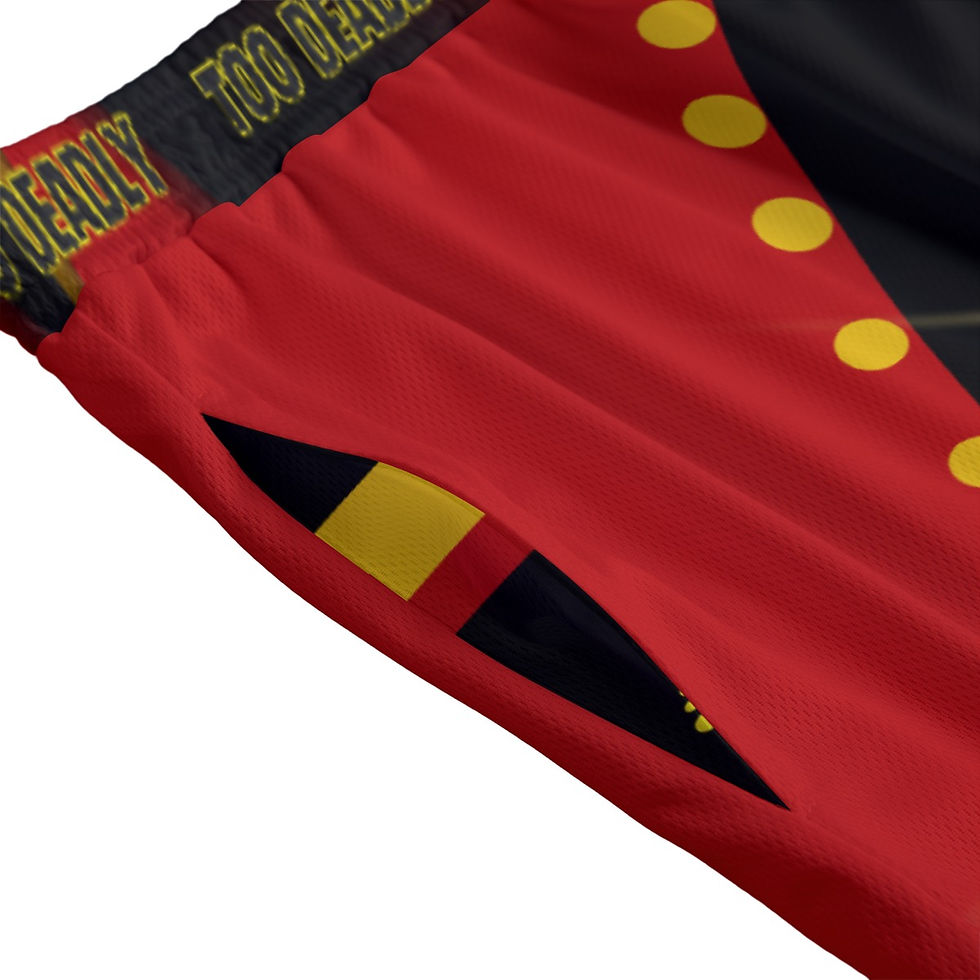 Thumbnail: All-Over Print Men's Mesh Shorts - Too Deadly