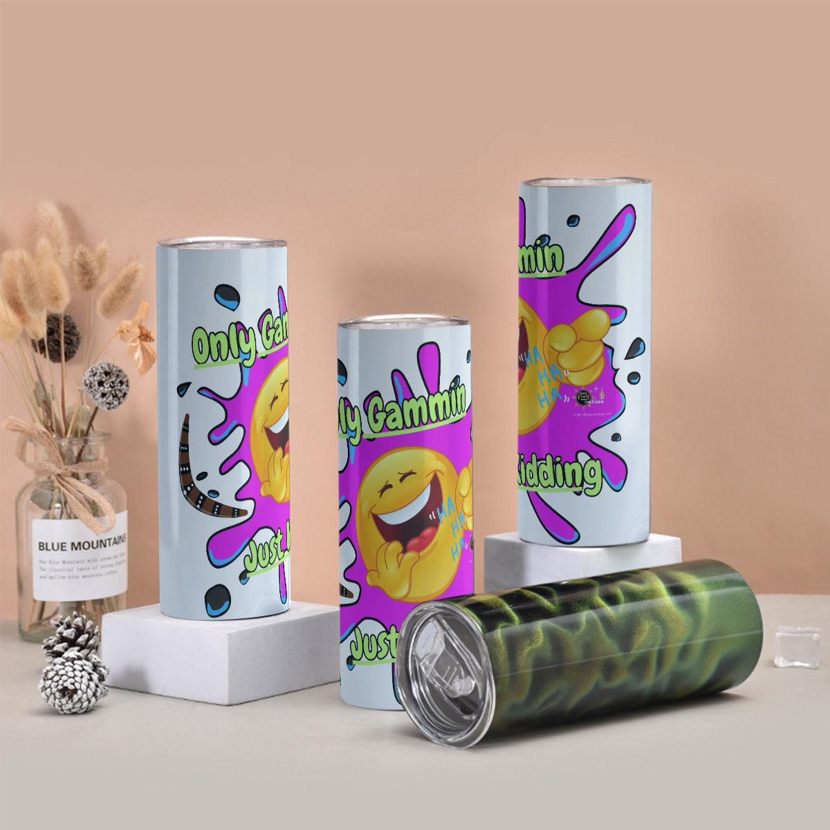 Tumbler with twinkle surface - Only Gammin Splotch