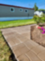 Sidewalk installation