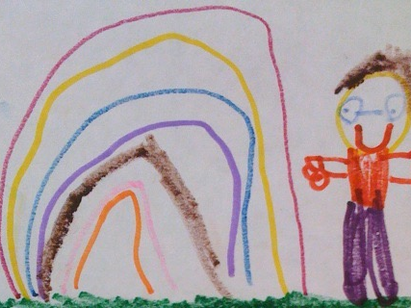 Look at My Happy Rainbow: where the name for my first book came from