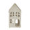 Thumbnail: Small White Ceramic House Tea Light Holder