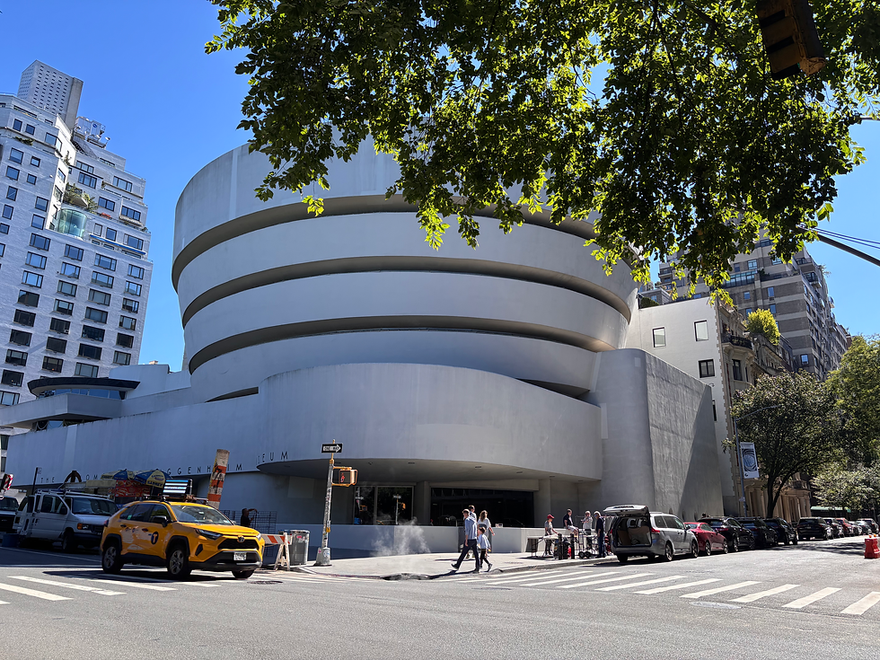 L'edificio del Guggenheim Museum di New York progettato da Frank Lloyd Wright