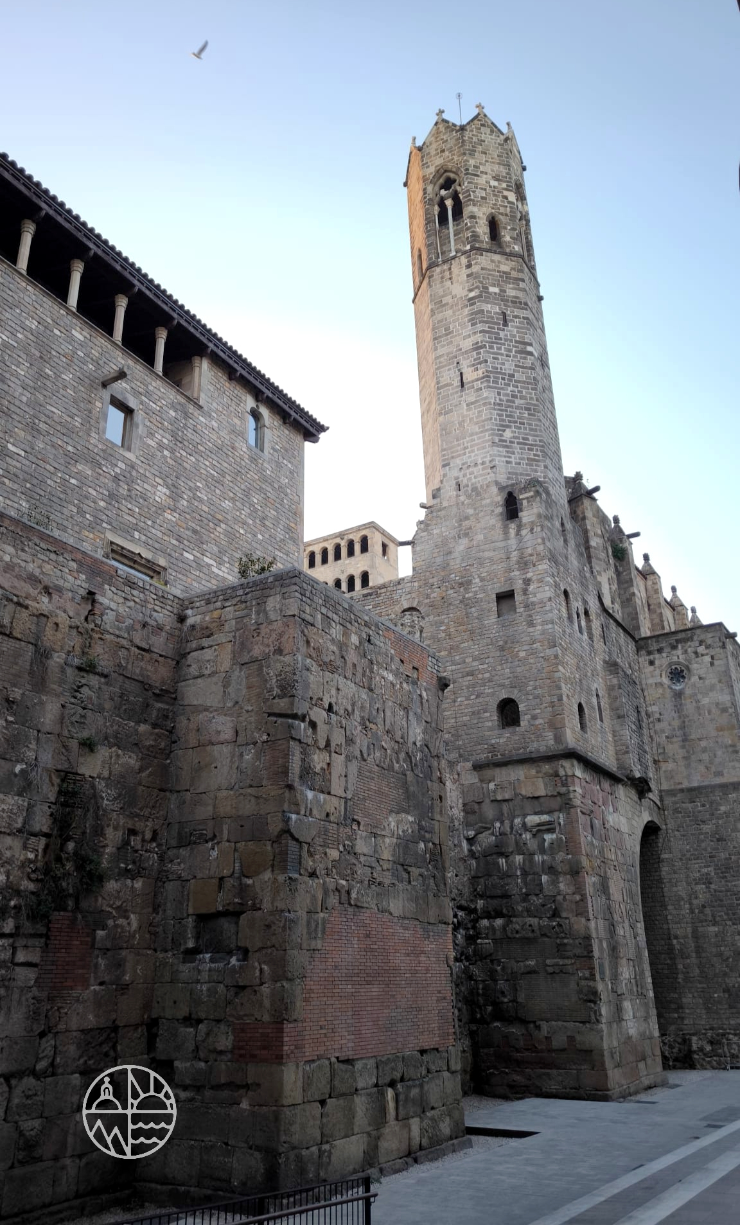 Porta de Sant Jordi nel quartiere gotico di Brcellona