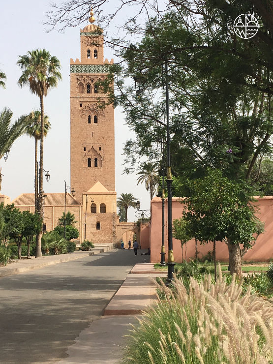 La moschea di Koutoubia a Marrakech
