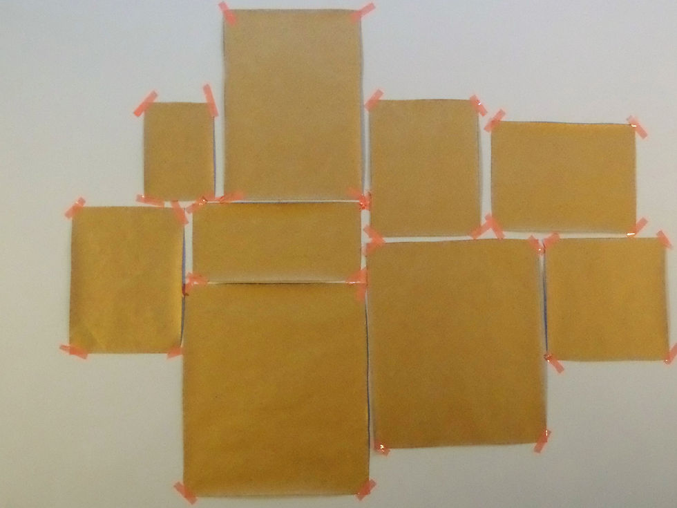 moldes de papel para quadros