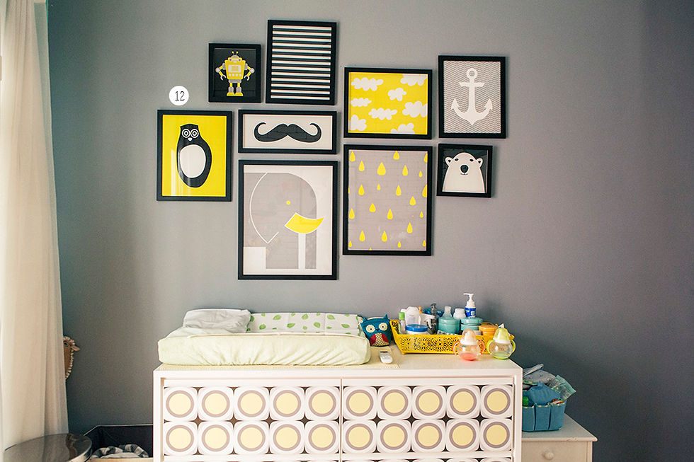 inspiração com quadros