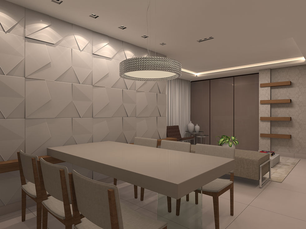 SALA DE ESTAR E JANTAR
