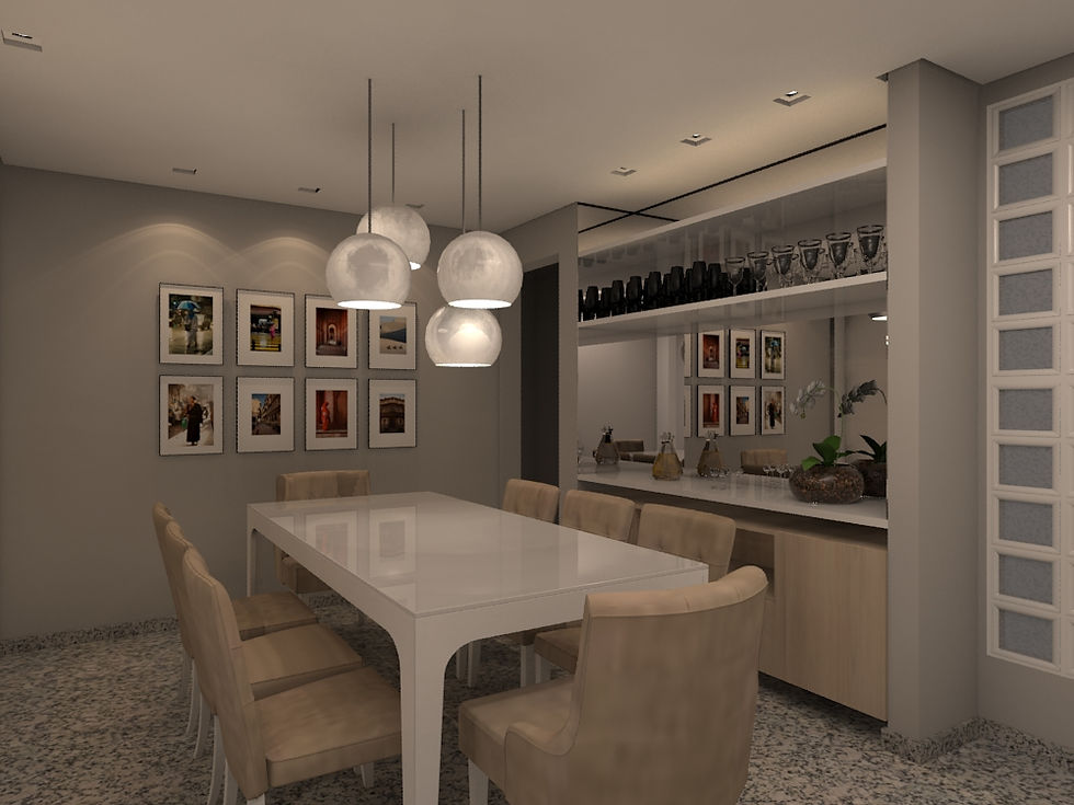 SALA DE ESTAR E JANTAR