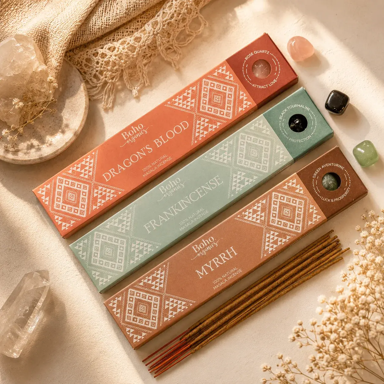 Sacred Resin Incense Collection by Boho Organics
