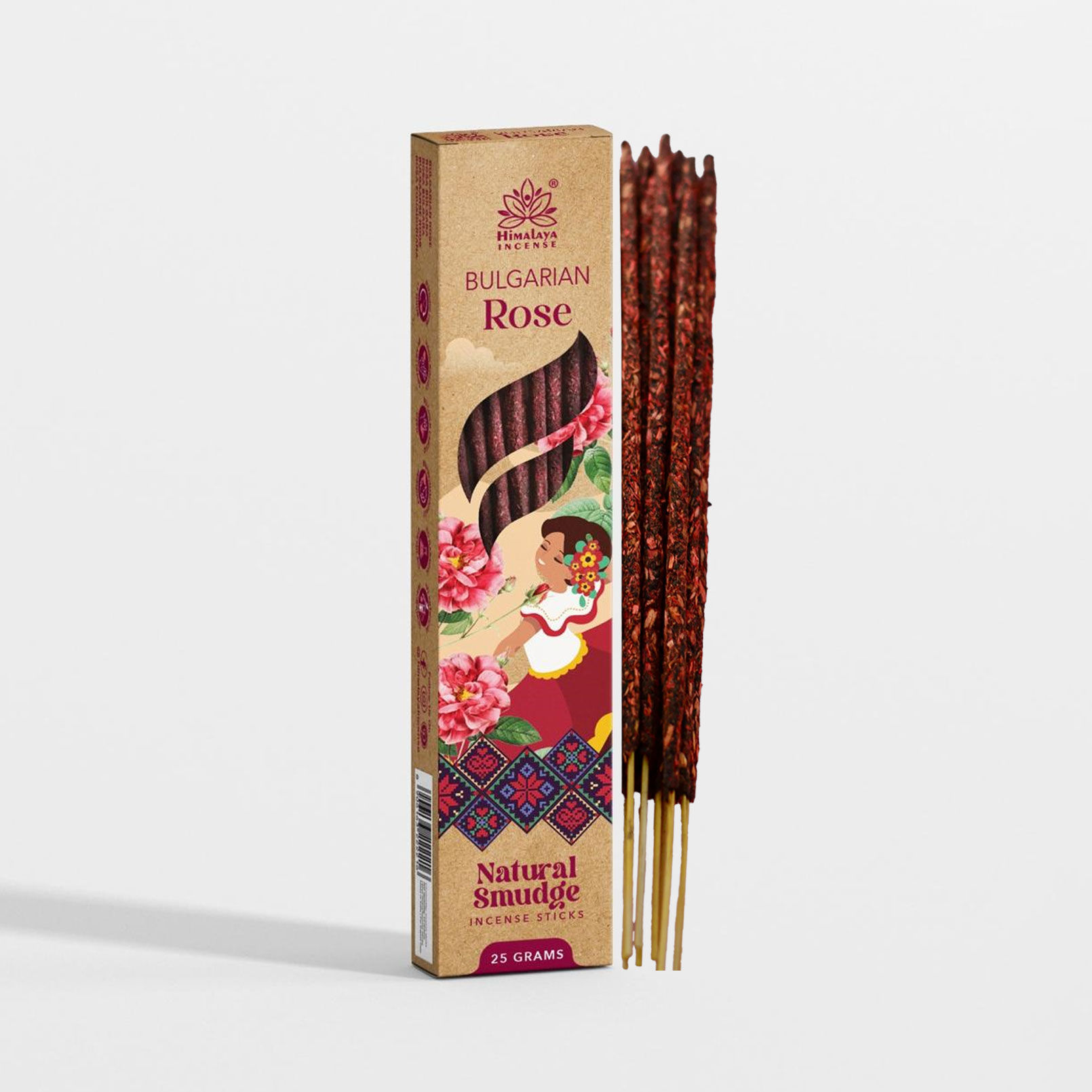 Bulgarian Rose Smudge Incense | Himalaya