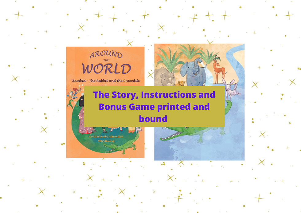 Thumbnail: Zambia: The Rabbit and the Crocodile - Deluxe Story and ActivityBox