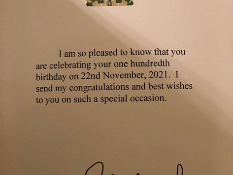 A Card From The Queen..