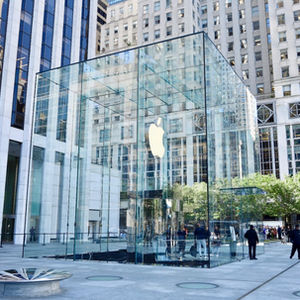 automated lighting setup at Apple Inc. NYC, NY