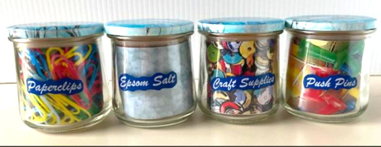 Thumbnail: Set of 4 jars - herbs or spices