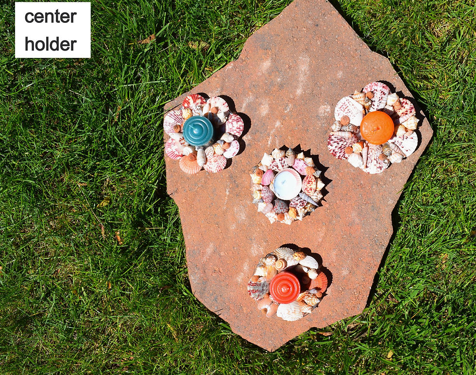 Thumbnail: 4" Round Candle Holder # 3