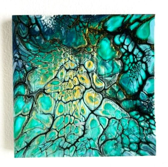 Thumbnail: Set of 4 Coasters - Gold Forest
