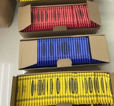 4-Color Crayon Set for Kids' Art and Drawing
