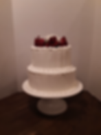 Double Tier Wedding Cake (Round)