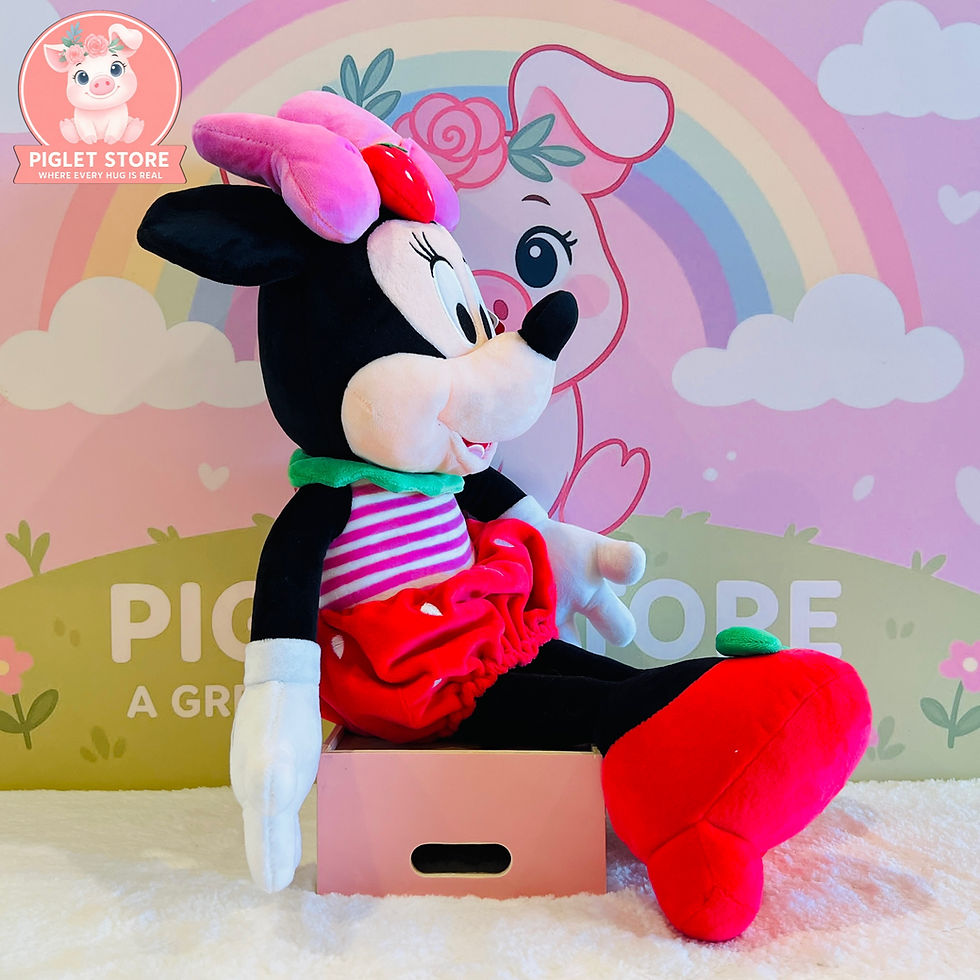 Thumbnail: MICKEY & MINNIE STRAWBERRY SWEETHEART COUPLE PLUSH SET