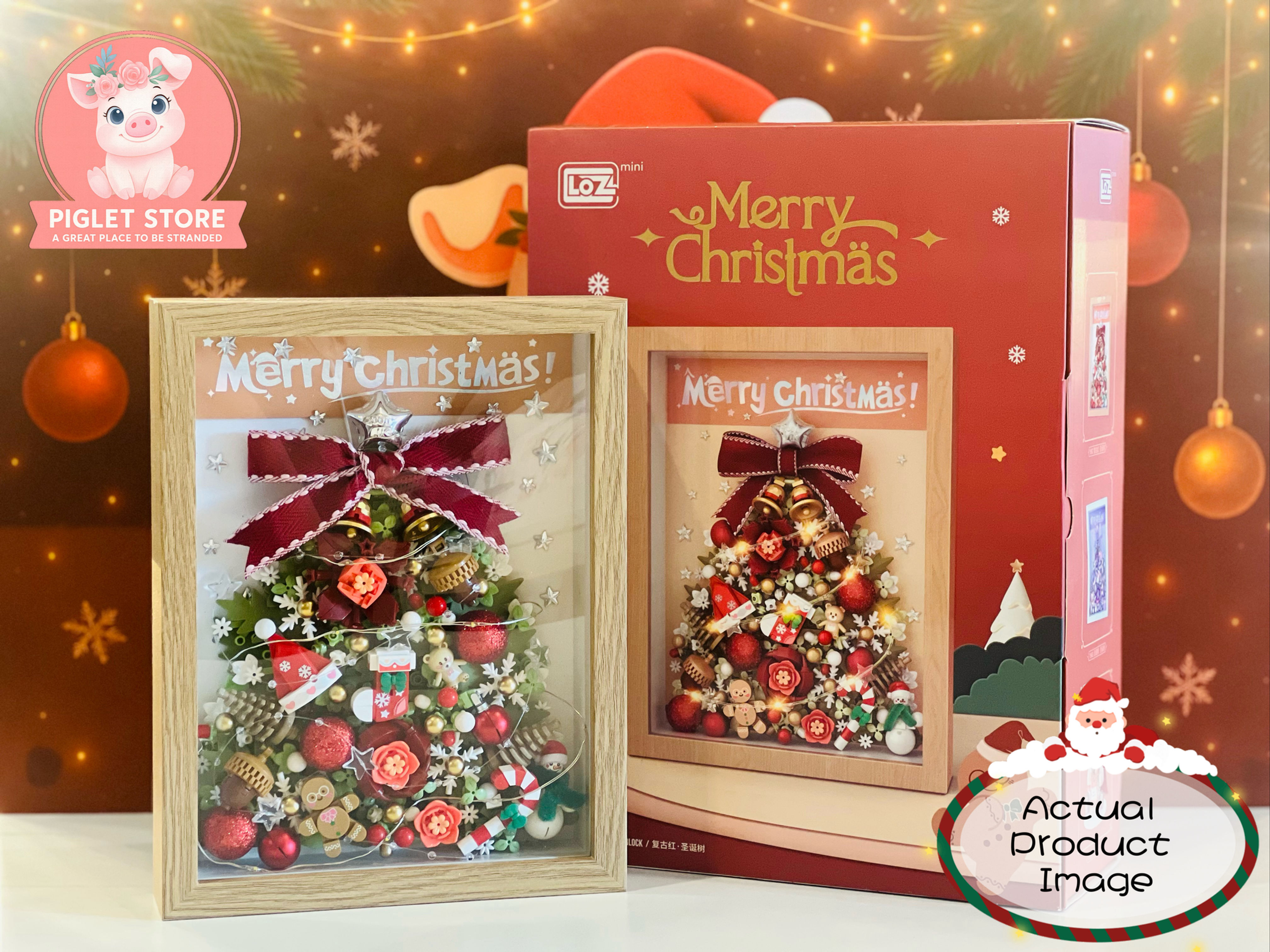 MAGIC CHRISTMAS TREE FRAME BUILDING BLOCK SET