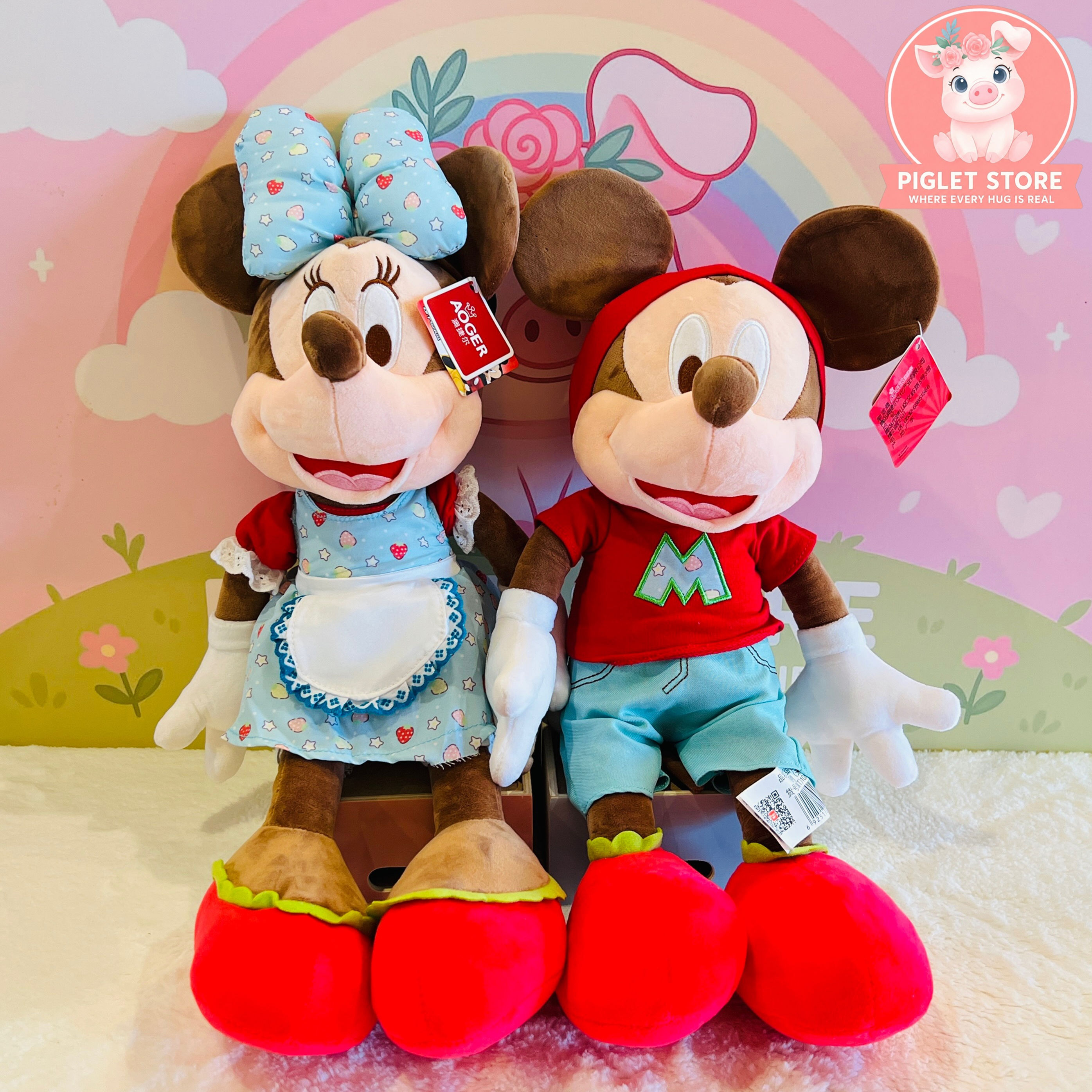 MICKEY & MINNIE SWEET HOME COUPLE PLUSH SET