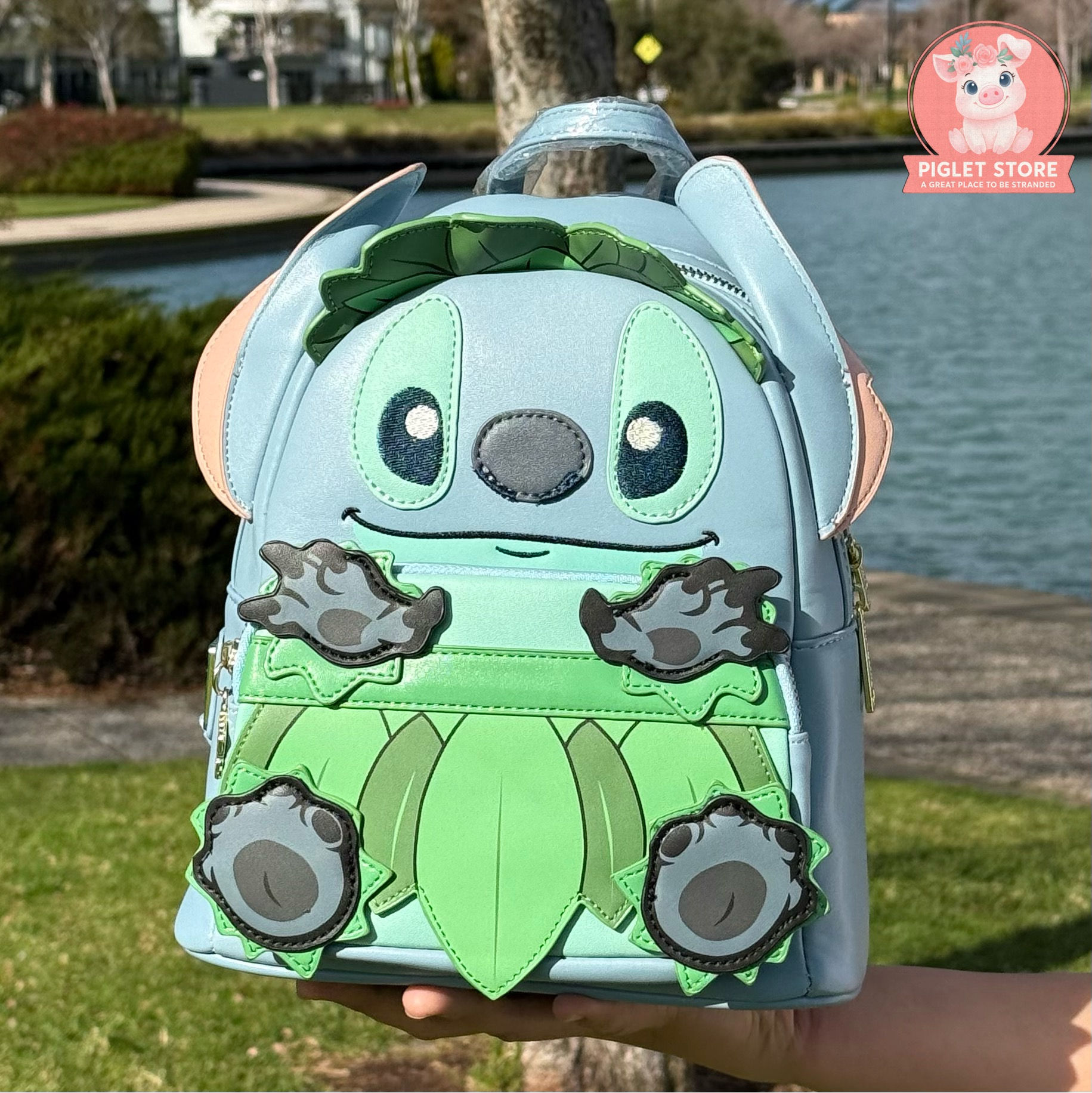 ALOHA LEAFY STITCH BACKPACK