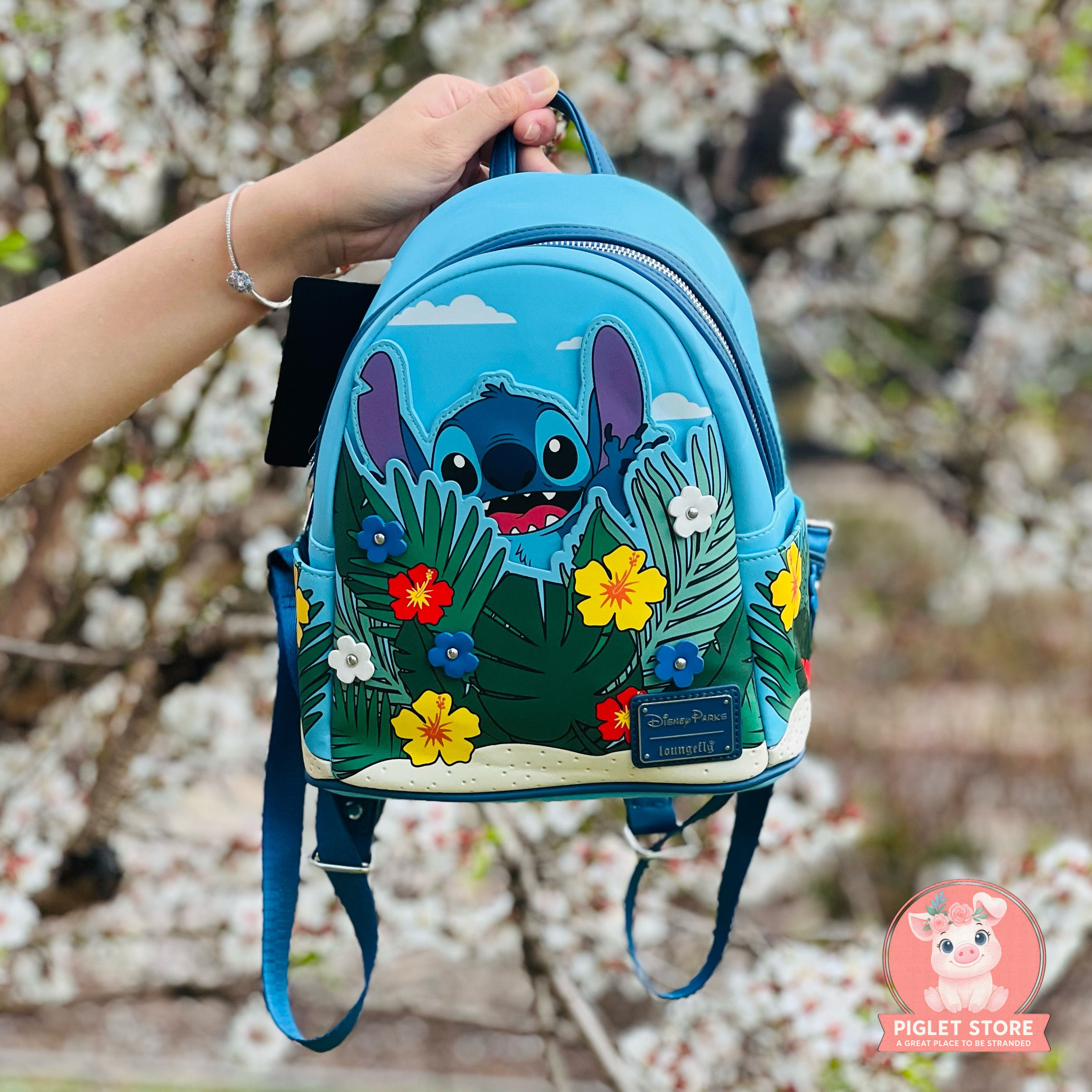 TROPICAL SURPRISE STITCH BACKPACK